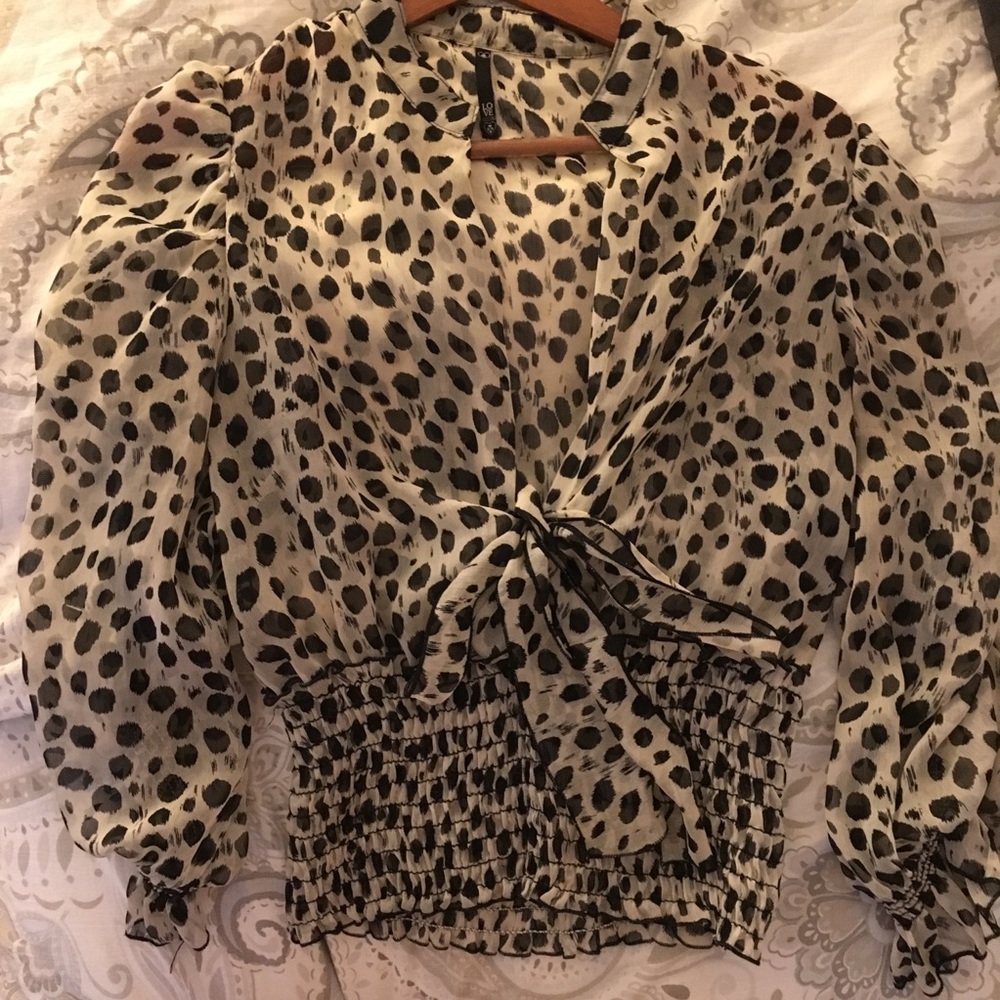 Sheer blouse